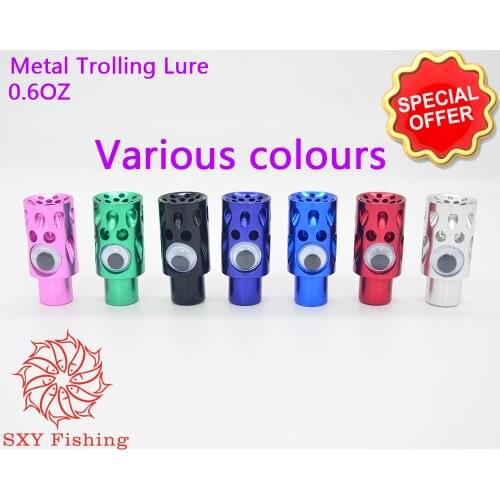 SXY FISHING D50LS 0.6oz Metal Trolling Lure Trolling Bait Metal head bait Aluminum lure Color metal bait Various colours