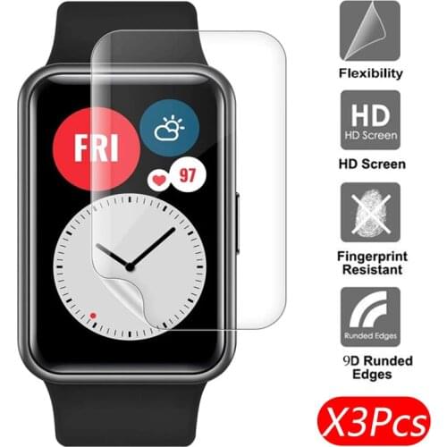 TPU+PET Hydrogel HD Clear Protective Soft Film For Huawei Band 6 5 4 3 Smart Watch for Huawei Honor Band 6 4 3 5 Full Cover Film