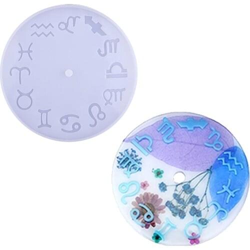 Home Office Decoration Clock Resin Mold Size 10.5/15.5cm Handmade DIY Crafts Making Dropship elegant