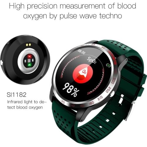 Smart Watch Sport Fitness ECG Bluetooth Fitness Tracker Blood Pressure Heart Rate Monitor Call Reminder Message Push Smartwatch
