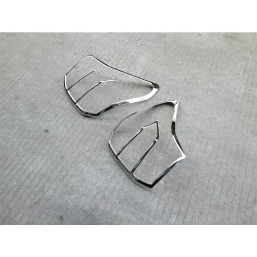 Abaiwai FIT FOR 2013 2014 SUBARU FORESTER ABS CHROME REAR Light TAILLIGHT LAMP COVER TAIL LIGHT Trims Car Styling Accessories