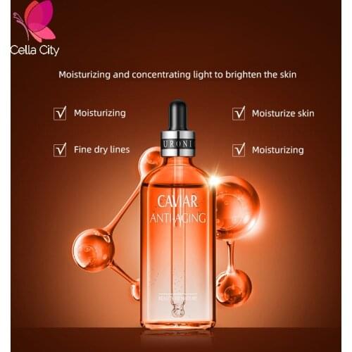 Cellacity Women Caviar Essence Moisturizing Hyaluronic Acid Stock Solution Snail Essence Hydrating Moisturizing 24k Skin Care
