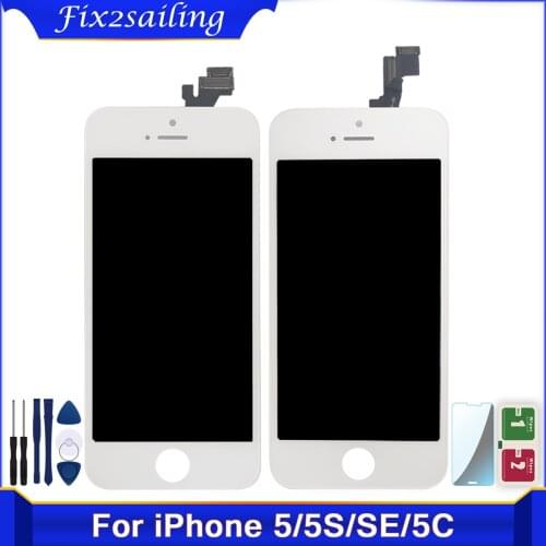 AAA+++LCD Screen For iPhone 5 5C 5S SE LCD Display Touch Screen Digitizer Assembly Replacement No Dead Pixel
