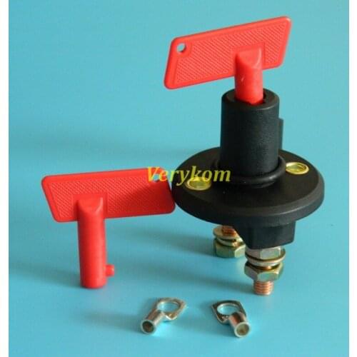 10pcs/lot Fedex Free Shipping Car Truck Boat Auto Universal Battery Isolator Master Cut Off Power Kill Switch With Terminal