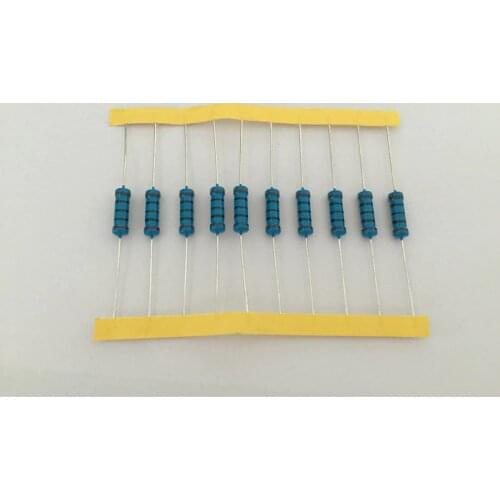 10pcs 0.1R-5.6M ohm 3W Metal Film Resistor 3W 1% ROHS 5*15mm