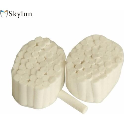 2000pcs Disposable Dental Surgical Cotton Rolls Teeth Gem High-purity Cotton Roll Dentist material