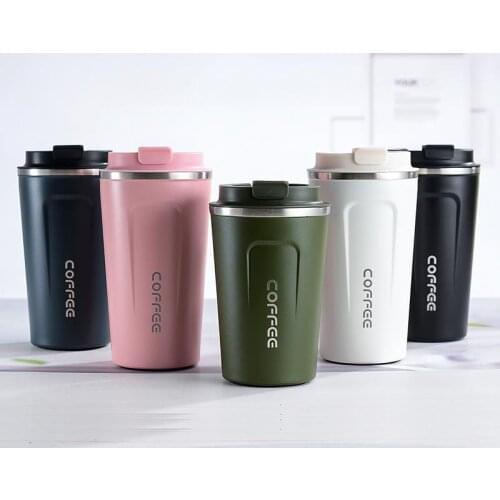 Free Shipping Stainless Steel Coffee Thermos Mug Portable Car Vacuum Flasks Travel Thermo Cup Water Bottler Thermocup For Gifts