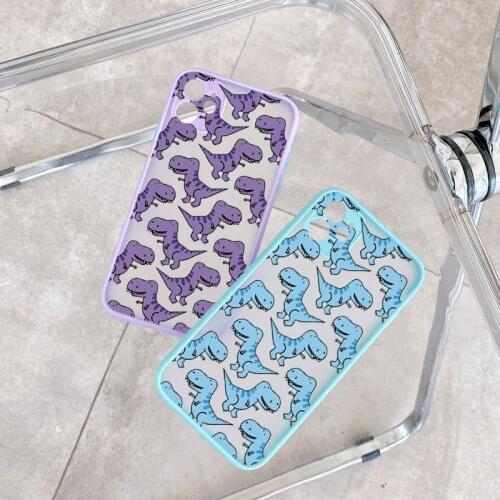 Cartoon Cute Crocodile painting Phone Case For Iphone 6s 7 8 Plus SE 2020 X XS MAX XR 11 12 Pro Max Hard Shockproof Back Cover