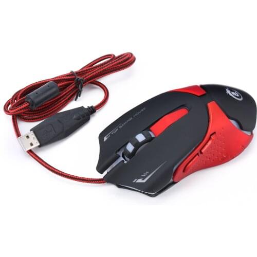 Colorful Glow Gaming Mouse Wired Computer Mouse 3200DPI 6 Buttons Four Speed Fast Mouse Ergonomic Optical Mouse for Laptop Pc