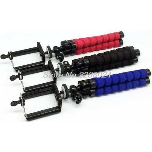 Phone Holder Flexible Octopus Tripod For samsung Galaxy core 2 Ace 3 4 Win pro S2 S4 Zoom Style Duos Trend Duos SL