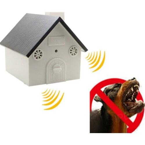 Pet Dog Ultrasonic Anti Barking Collars Repeller Bark Control Silencer Outdoor Dog Stop No Bark Control Training Trainer Device