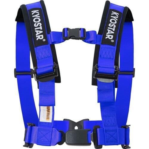 Racing 4 Point Seat Harness Set Latch and Link Shoulder Pads