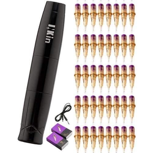 INKIN Nano 2-in-1 Rotary Cartridge Tattoo Machine Needle Kit for Tattoo & Permanent Makeup Eyebrow Eyeliner Lips Microblading