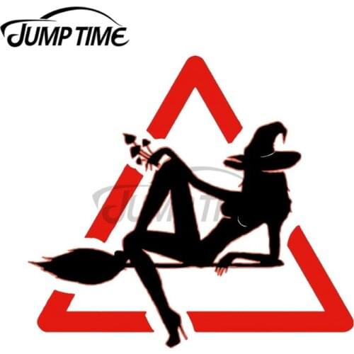 JumpTime 13 x 11.5 cm For witch Sign Fine Car Stickers Vinyl Car Sticker Bumper Windows Decoration Anime Scratch-proof Decal