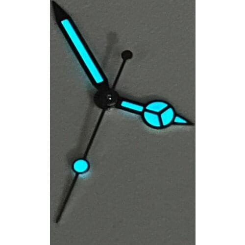 Classic Rlx Watch Hands Steel Silver Needle Sets Luminous Pointer fit for Miyota/Seiko Movements 820A 8215 8N24 82S0 8205