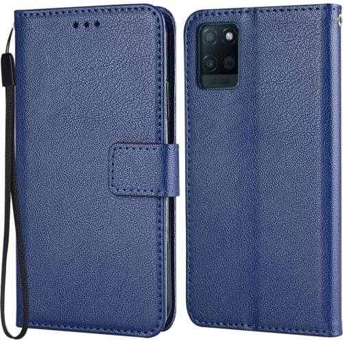 Leather Wallet Case for On Realme V11 5G Flip Case V11 5G Capa Book casefor Realme V11 5G Cover Card Slot Funda