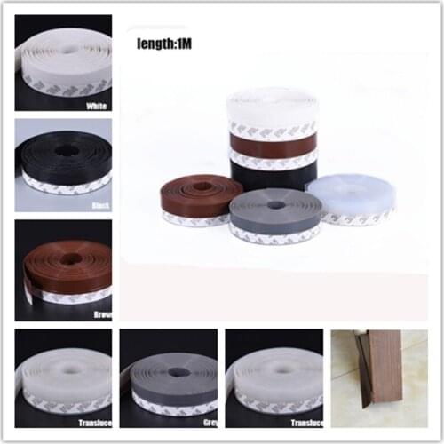 1 m Length Multi-function sealing glass window of model steel door silicone seals over the bar Transparent 25 -45 mm width