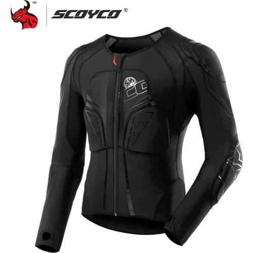 SCOYCO Motorcycle Jacket Protective Gear Off-Road Motorbike Riding Jacket Body Armor Chaqueta Moto Men Motocross Racing Suit