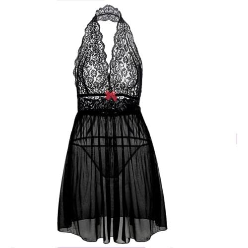 S 3xl 4xl 6XL Plus Size Women Nightdress Erotic Underwear Hot Sexy Lingerie Babydolls Transparent Dress Sexy Backless Sleepwear