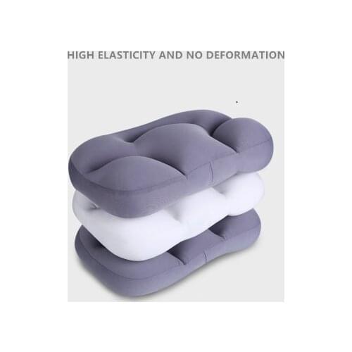New Deep Sleep Lunch Break Foam Particle Pillows Neck Creative 3D Neck Pillow Washable Polyester Pillowcase Cover Travel Pillows