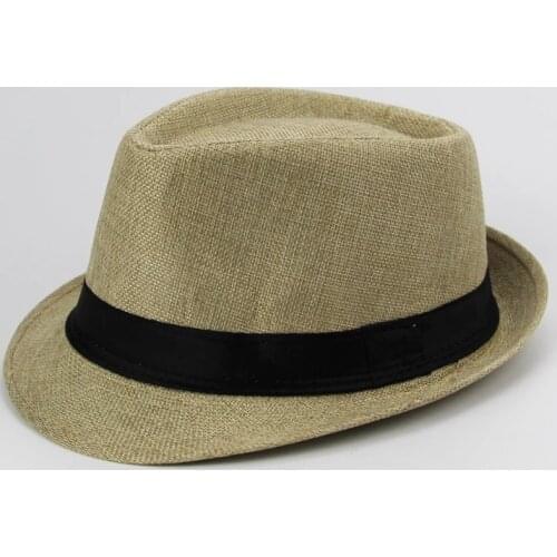 Spring Summer Simple Women Men Retro Jazz Hat Top Bucket Hats Wool Vintage Fedora Cap Panama Solid Color Summer Bowler Hats