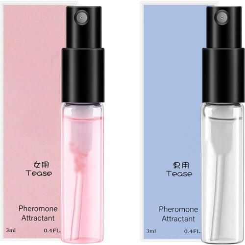 3ml Pheromones Perfume Spray for Getting Immediate Women Male Attention Premium Scent Great Holiday Gifts J2Y