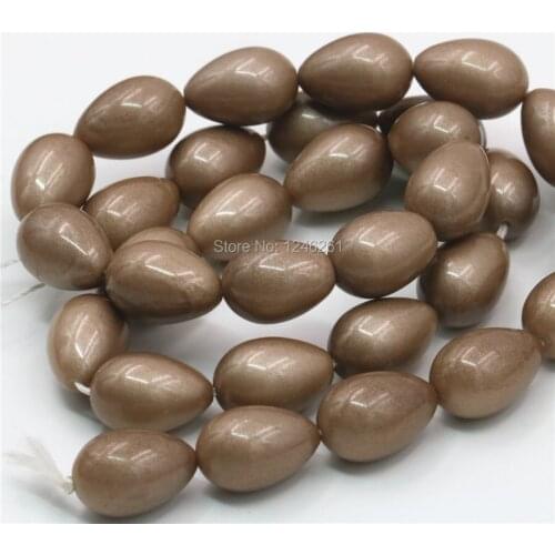 Shining 9x13mm Accessories Christmas Gifts Women Girls Imitation Pearl Glass Loose DIY Beads Hand Made Jewelry Making Design