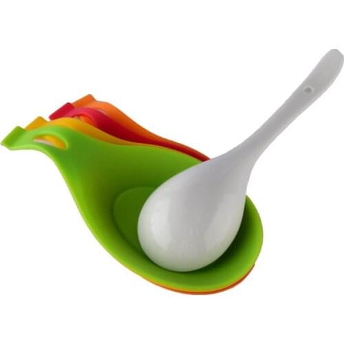 Heat Resistant Coaster Spoon Insulation Mat Non-toxic Placemat Silicone Dish Holder Food Grade Tray Spoon Pad