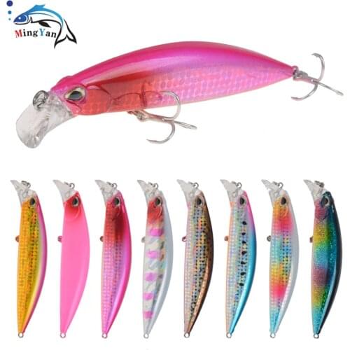 Sinking Minnow Fishing Lure 30g 10.5cm Artificial Hard Bait Fishing Wobblers Perch Pike Salmon Trout Bass Lures fishing tackle