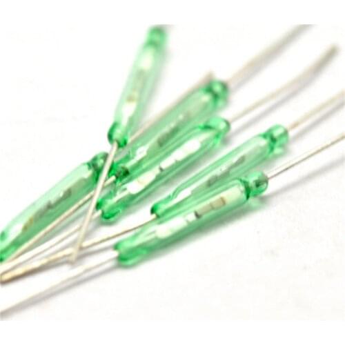 10pcs/lot MKA14103 reed switch magnetically controlled magnetic switch 2X14MM normally open