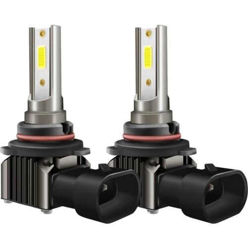 Yetaha 2Pcs Car Lamp 9005 HB3 H10 9006 HB4 Headlight H4 H7 H8 H9 H11 H1 LED Fog Lamp 6000K White Auto Headlight LED Bulbs