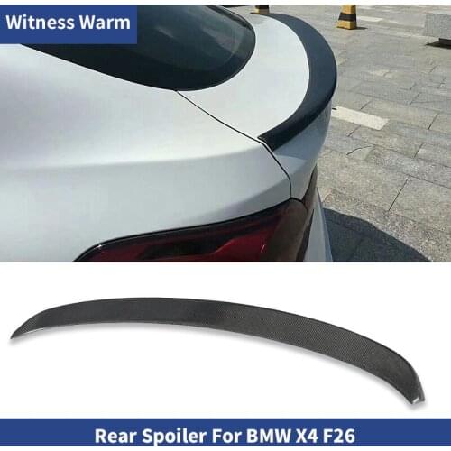 Carbon fiber Rear Spoiler For BMW X4 Spoiler 2014-UP F26 Carbon Rear Spoiler Xdrive25i xdrive30i X4 Rear wings