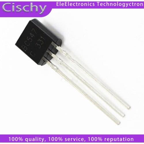 100PCS BC547C TO-92 BC547 TO92 547C new triode transistor