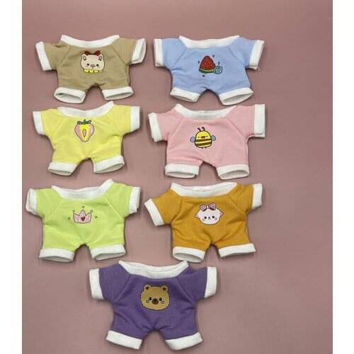 20cm exo baby suit one-piece cartoon watermelon bee 20cm cotton baby suit spot star baby doll clothes