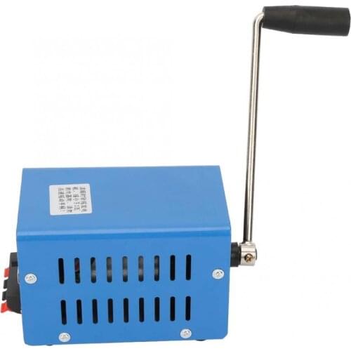 20W Generator Portable High Power Hand-cranked Charging Generator 2000 RPM USB Charging Emergency Dynamotor alternator for wind