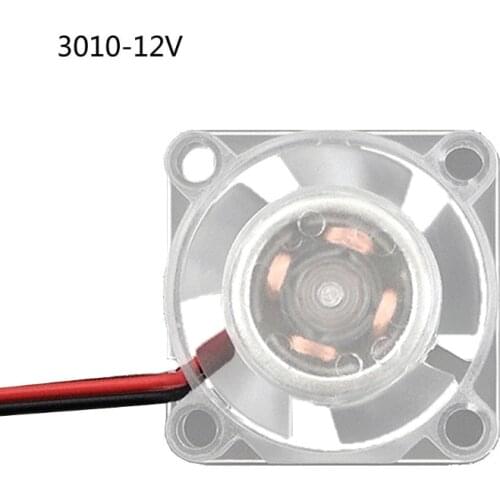 2510 3010 4010 Cooling Fan LED Fan 12V 24V Silent Luminous Hydraulic Bearing Fan L41E