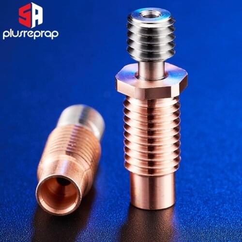 3D Printer NF V6-Zone Heat Break Copper & Aerospace Materials Throat For 1.75mm Nozzle E3D V6 HOTEND Heater Block