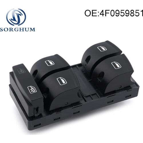 4F0959851 Electric Power Panel Window Master Control Switch Button For Audi A3 A3 Sportback A6 C6 Sedan