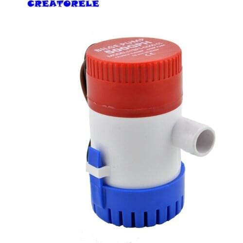 500GPH 24V Car pumps submersible Marine bilge water pump Equipment RV Caravan pumps Iiquids transfer