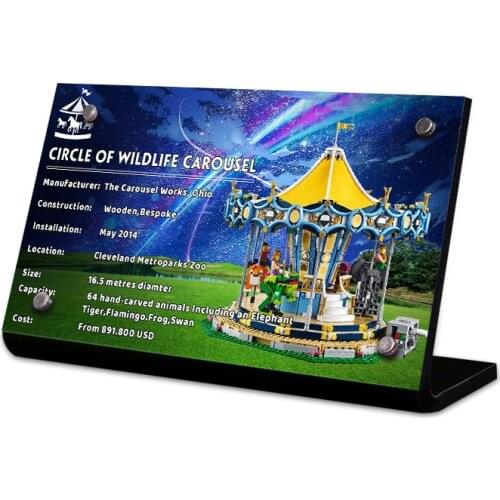 Acrylic display stand brand for 10257