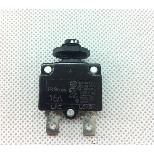 Free Shipping 15A 125VAC 250VAC 32VDC circuit breaker 88 series residual Current earth leakage