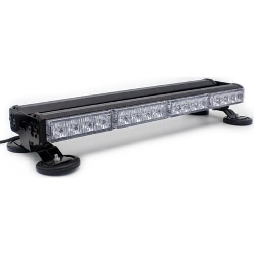 Car 32led 12V/24V Flash Warning Lights 4 Sections 4 Light Stick Lights Sided Strobe Road Lights Engineering Emergency Lights