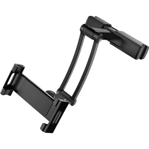 Car Headrest Mount Angle Adjustable Stretchable Tablet Headrest Holder for 4.5" To 12.9" Tablet Smartphone
