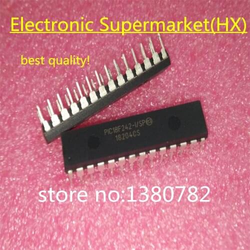 Free Shipping 10pcs/lots PIC18F242-I/SP PIC18F242 DIP-28 100% New original IC In stock