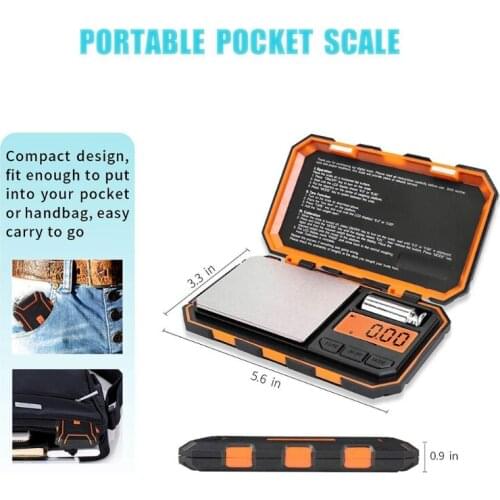 B2QB Digital Scales Gold Sterling Silver Jewelry 0.01 Balance Weight Electronic