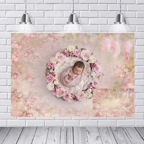 Mehofoto Photography Background Newborn Birthday Pink Flower Pattern Children Fotografia Backgrounds for Photo Studio