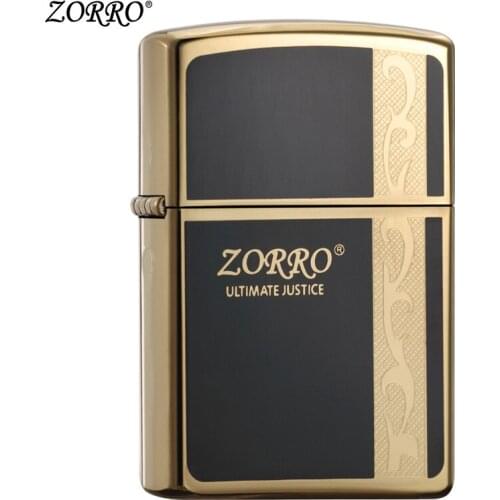 Zorro Kerosene Wheel Lighter Retro Vintage Boutique Business Lighter Creative Mens Smoking Accessories Tool