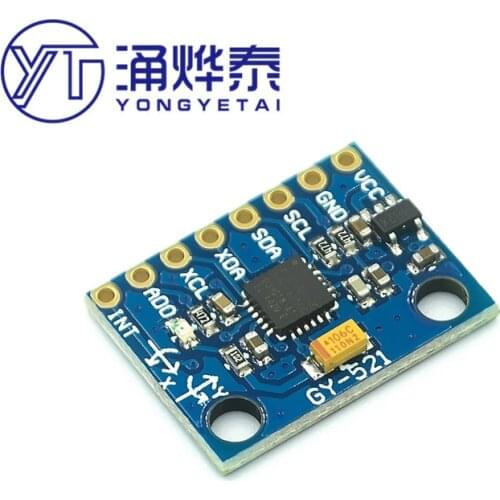 YYT GY-521 MPU-6050 module Three-axis acceleration gyroscope 6DOF module