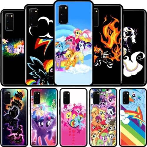 Cartoon My Little Pony Case For Xiaomi Mi Note 10 Pro 5G 9T 9 SE 8 A2 Lite CC9 Poco X2 F2 X3 NFC Soft Tampa Phone Coque