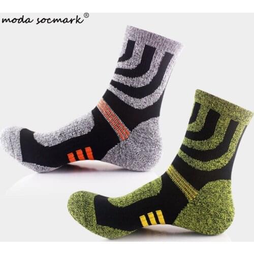 Mens Professional Sport Socks Elite Thick Basketball Socks Non-slip Durable Skateboard Towel Bottom Socks Compression Socks